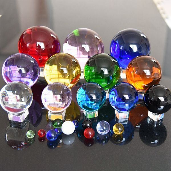 Crystal Colored Glass Balls